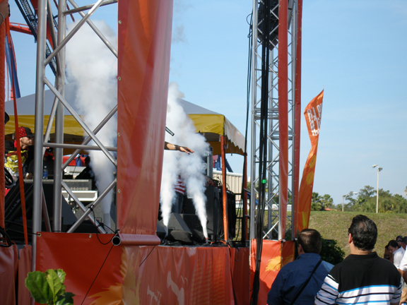 cryo jets at a theme park