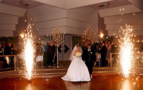 wedding fireworks