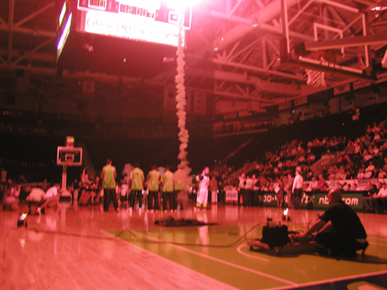 indoor pyrotechnics NBA DL