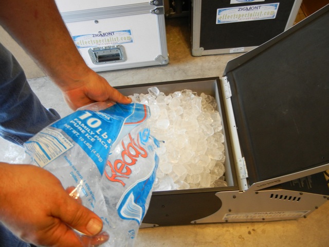 low crawling ice machine