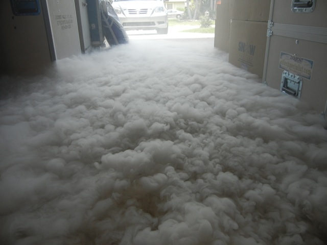ice machine with dry ice