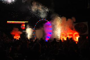 indoor Pyrotechnics sparks at RFC Sundome