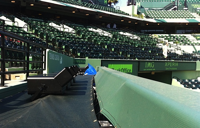  bubble machine at a stadium