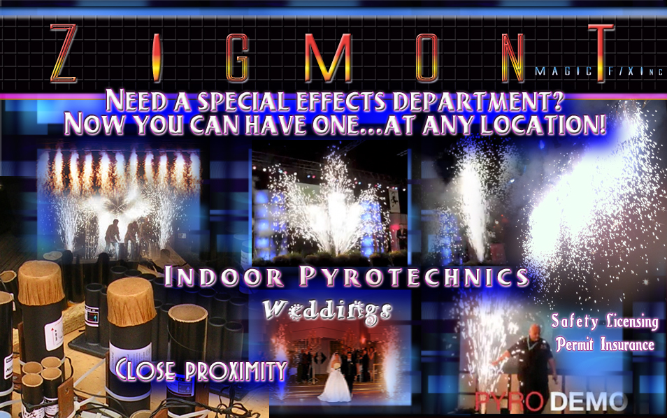 indoor pyro effects