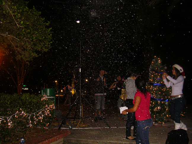 snow event at usf