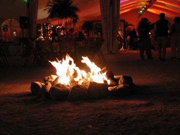 propane campfire