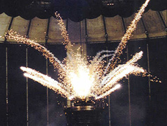 indoor pyrotechnics comets 