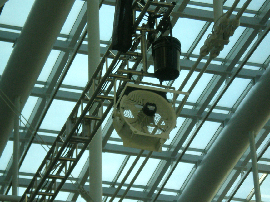fake snow machine T 1500 at the gaylord national resort
