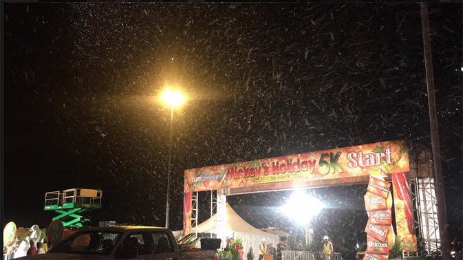 snow at theme park event services