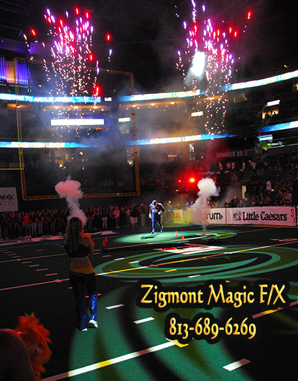 indoor professional pyrotechnics