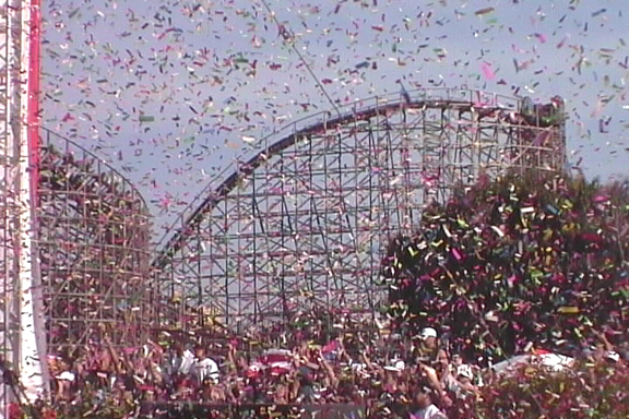 confetti crowd cover
