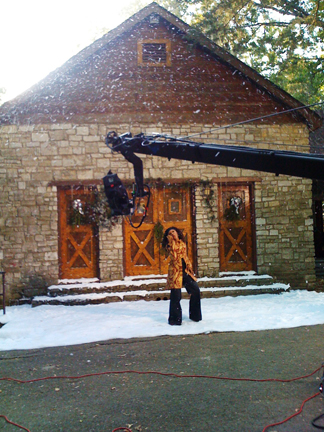winter faux snow blankets