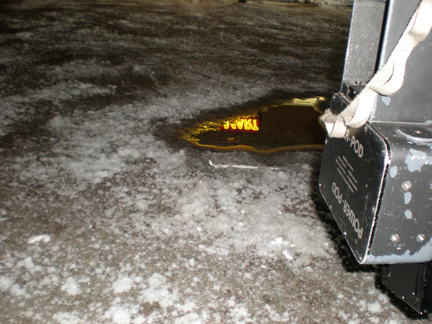 ground snow effect