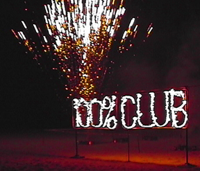 Burning sign