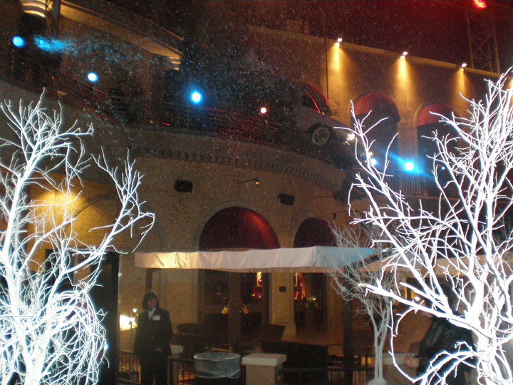 snow machine at hard rock 