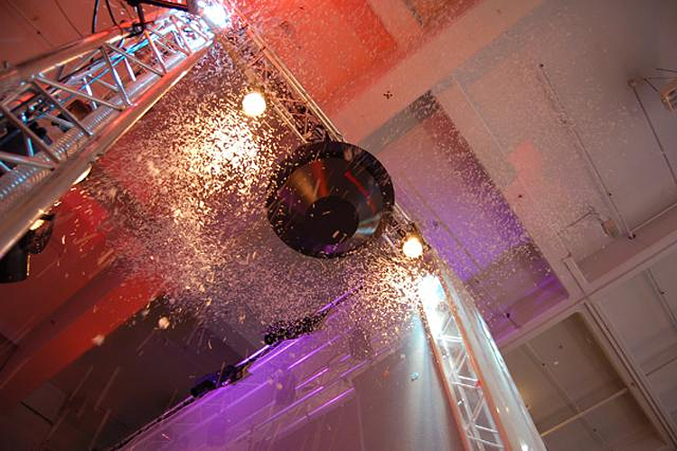 confetti spreader Power Striptease Tube 