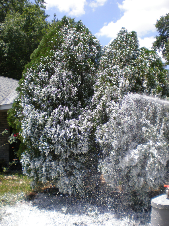 fake snow flocking