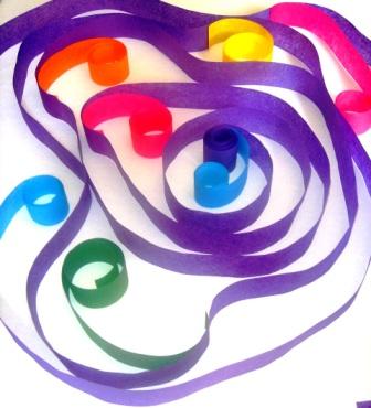 kite tails confetti streamers