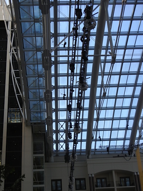 snow machines on truss