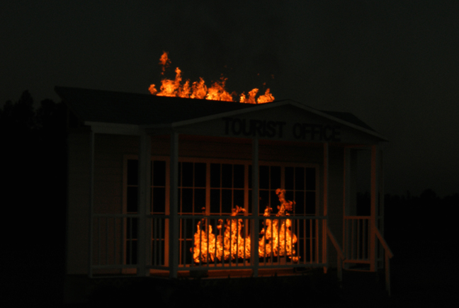 propane flames system