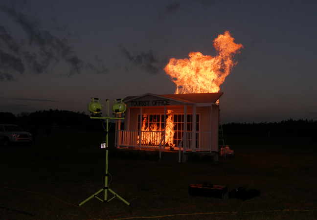 movie set flames effects