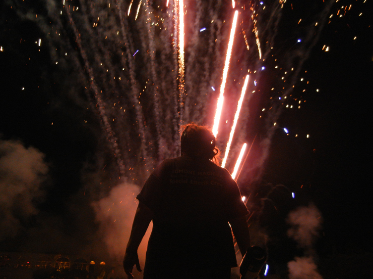 low level fireworks