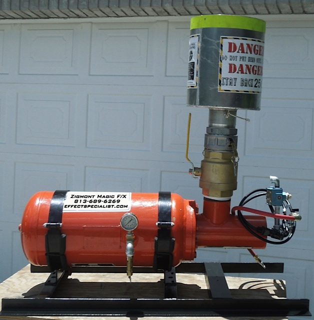 High Altitude Streamer Cannon for stadium