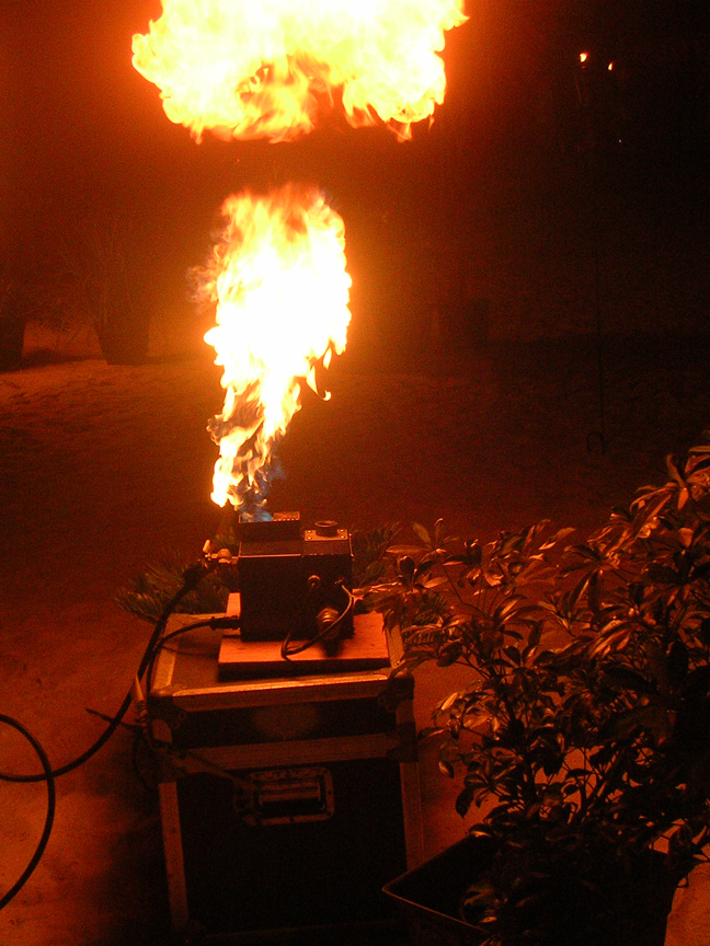 propane flame cannons FX