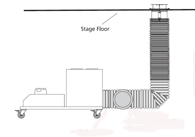 LSG stage  deck nozzle