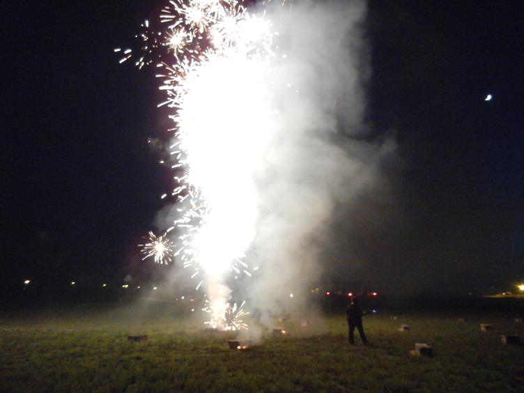 fireworks fired