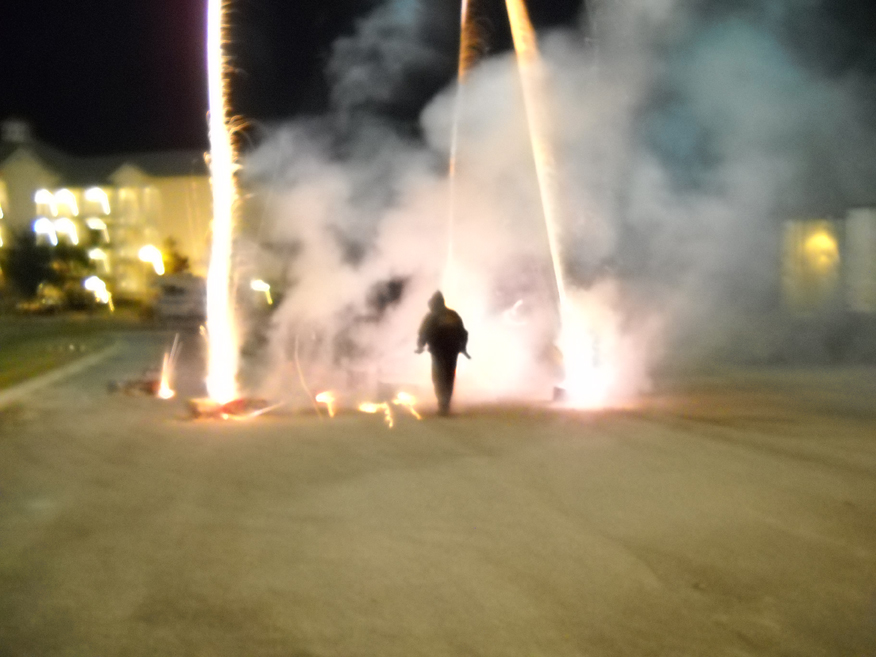 LOW LEVEL FIREWORKS AT SUMMER BAY RESORTS