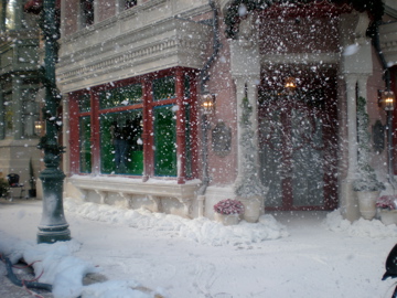 finsihed snow scene