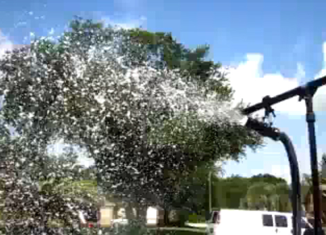 fake snow  machinesSNOWboy Stage Whisper Snow Machine froma remote hose