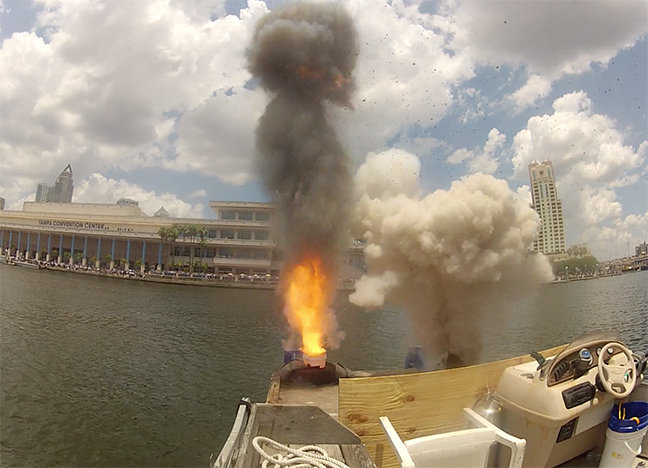 bucket bomb hollywood fx explosion