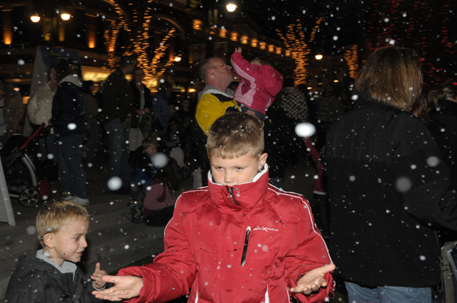 snow machines rental at a event