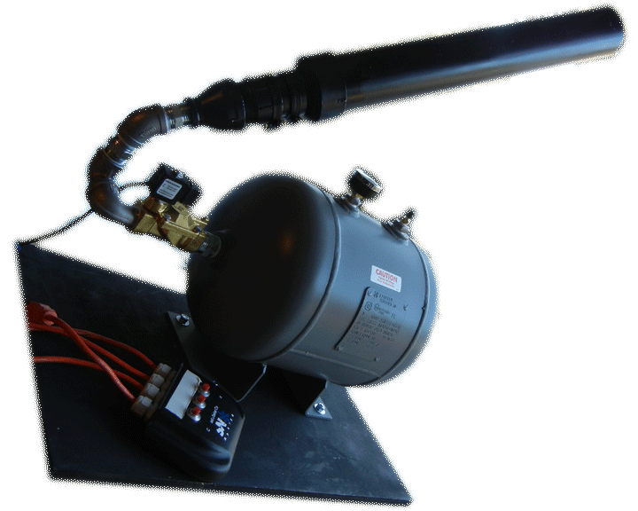 custom made 7 gal confetti cannon