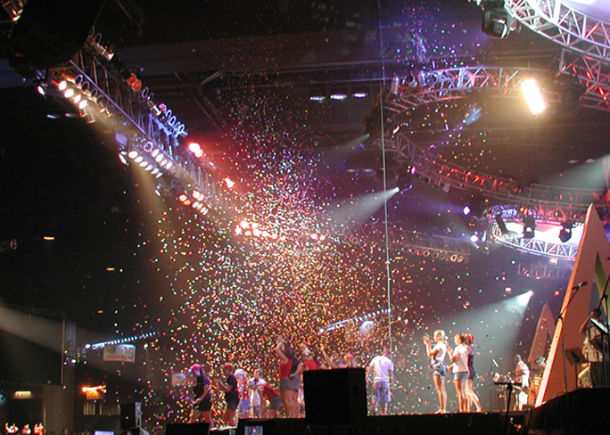 confetti  cannons 