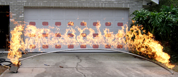 propane fire bar