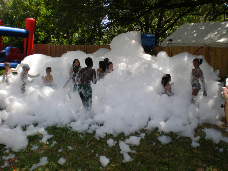 foam machine party